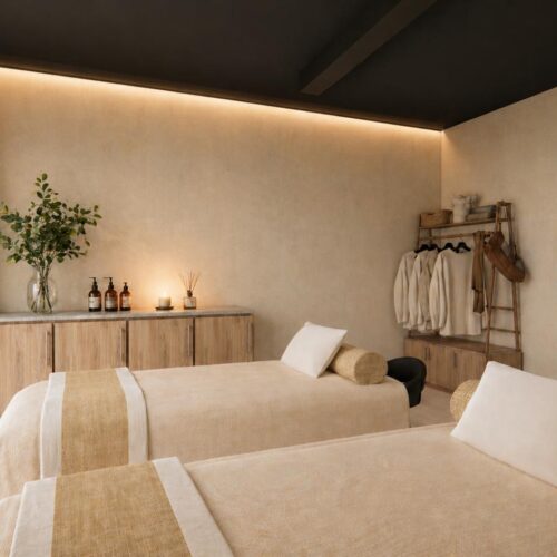 Dear Skin facial treatment room, alternate view