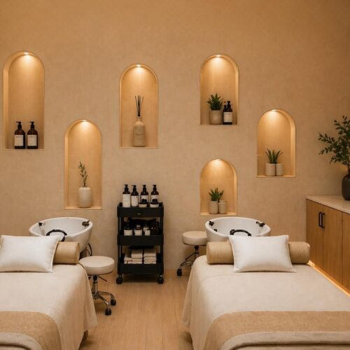 Dear Skin head spa room, alternate view