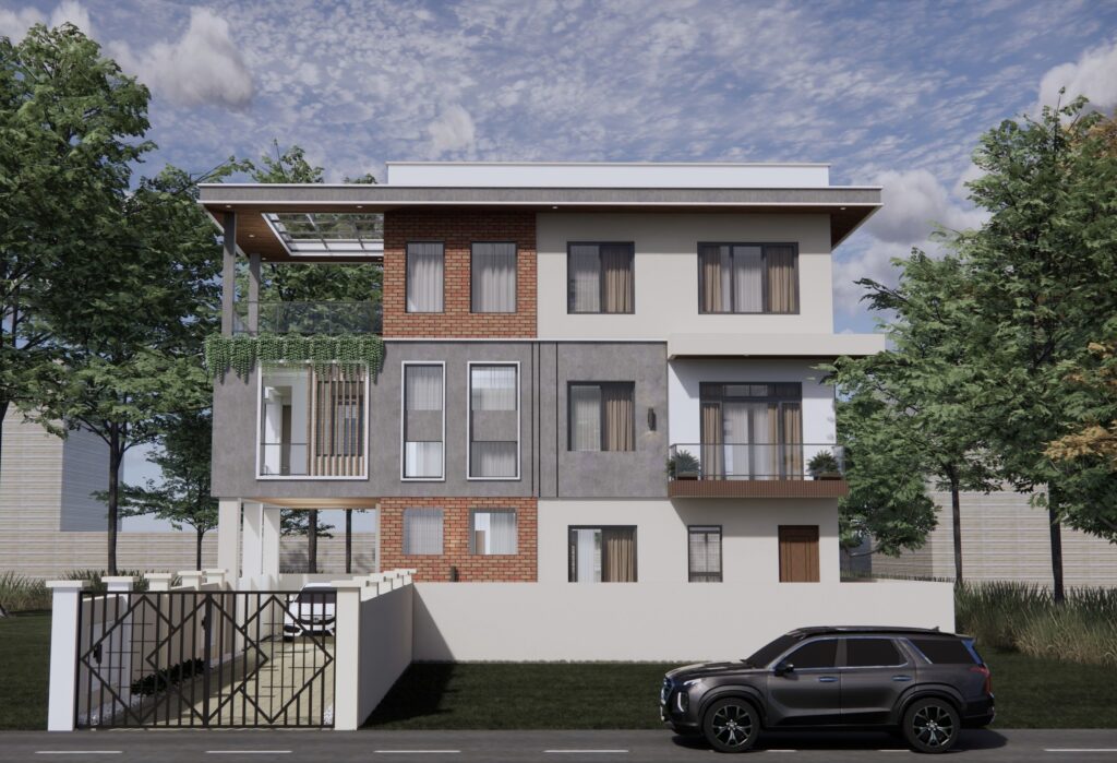 Exterior residence - north view