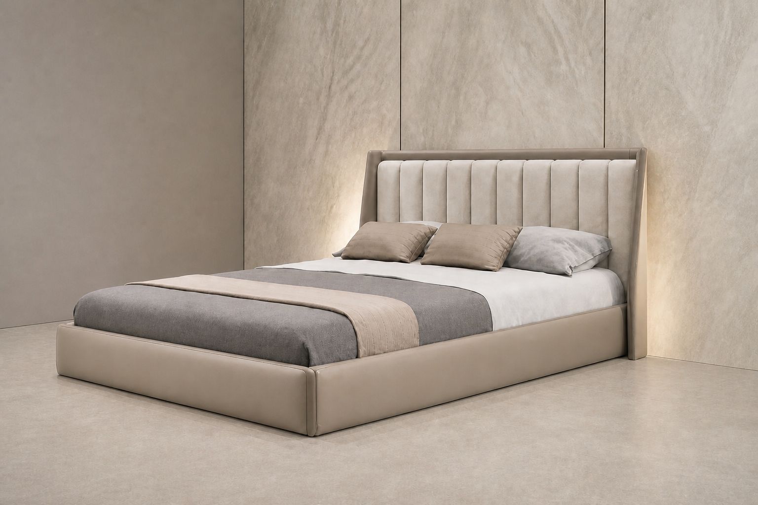 Runway Tufted Bed - Series 1